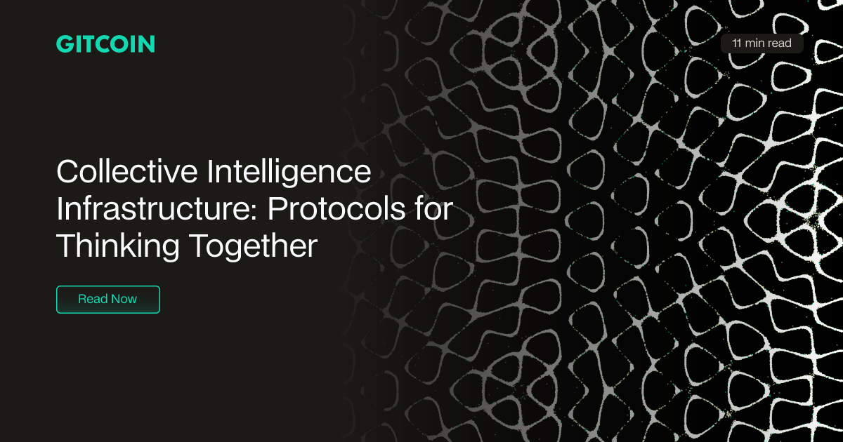 Collective Intelligence Infrastructure: Protocols for Thinking Together ...
